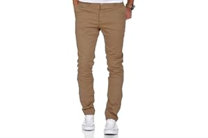 Amaci&Sons Herren Slim Fit Stretch Chino Hose Jeans 7100