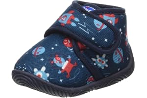 Chicco, Pantuflas Niño, Zapatillas para la Guardería y la Casa con Cierre Cómodo Ajustable, Designed in Italy