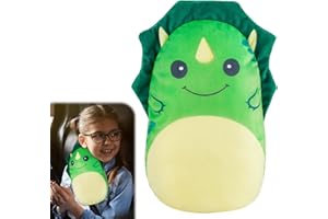 MHJY Gurtpolster Auto Kinder Gurtkissen Autogurt Polster Schlafkissen Plüschiger Gurtschutz Kissen Nackenstütze Kopfstütze Pad für Reisen Mädchen Jungen