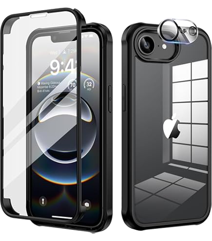 Sailwy IPhone SE 2022 Case With Built-in Screen Protector, IPhone SE
