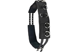 Brama West Longiergurt Pferd - Voltigiergurt mit 12 Ringen - verstellbar - Gr. Full