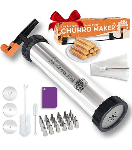 Buy GOLIBER Churro Maker Machine - 8 Different Nozzle for Churros
