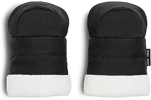 Moufles Stokke YOYO - Doublure en sherpa, tissu déperlant - Facile à attacher au guidon de la poussette YOYO grâce à une fermeture velcro - Lavable en machine à 30°C
