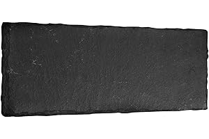 mtb more energy Schiefertafel Schiefer Schild Platte - 25 x 10 cm - rechteckig - DIY - zum selbst Beschriften oder Gravieren für Geschenke, Basteln, Haushalt, Garten