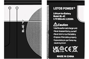 LOTUS POWER 2 szt. 890 mAh BL-4C BL4C bateria do Nokia 1661 X2 6230 108 107 2220 Slide 3500 Classic 6300i 6301 7270N