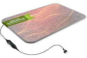 Mi-Heat Uppvärmbar mattunderlägg 100x140cm - Under mattan Uppvärmning Uppvärmd matta Fotmatta Värmematta upp till 30°C - 3 vä