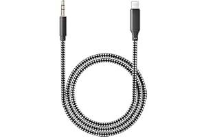 Jiadouaux Aux Cable for iPhone in Car 3.5mm Aux Cord Aux lead Compatible with iPhone 14/14 Pro/14Pro Max/13/13 Pro/12/12 Pro/11 Pro/11/Xs/XR/X/8/7 Works for Car Stereo