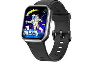 SLOTHCLOUD kids Smartwatch für Jungen und Mädchen,IP68 wasserdichte Kinder Fitness Aktivitäts Tracker Uhr,Herzfrequenz Schlafmonitor,19 Sportmodi,Schrittzähler,Kindergeschenke für Teenager ab 6 Jahren(Schwarz)