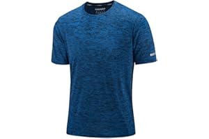KEFITEVD Tshirt Herren Sport Tshirts Funktionsshirt Kurzarm Schnelltrocknend Atmungsaktiv Laufshirt Rundhals Trainingsshirt