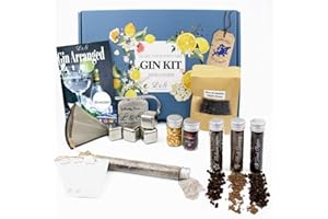 LOUISE & GASTON L&G® Kit de Gin tonic descubrimiento de especias personalizado - Kit de Botánicos para ginebra DIY - Regalo Original para Navidad, Cumpleaños y Aniversario