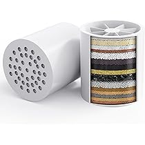 Filtro Doccia Nero AGUALEVE - Elimina Calcare, Cloro E Metalli, Pelle E Capelli Pi&ugrave; Sani, Made In EU