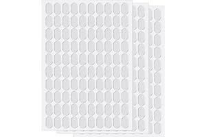 JEIIBRZUI Lot de 300 pastilles autocollantes double face ovales amovibles - Pour affiche - Mastic transparent - Pas de trace - Adhésif puissant - Imperméable - Pour la décoration de la maison et du bureau