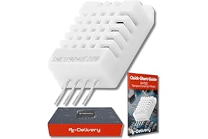 AZDelivery Digital Temperature And Humidity Sensor Module 3.3V 5V Compatible with DHT22 Compatible with AM2302 Replace SHT11 SHT15 Compatible With Arduino and Raspberry Pi Including E-Book!