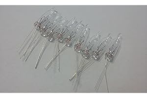 PIEFFELINE Lampada pisellino Lampadina Trasparente 24 Volt 50 mAh Confezione 10 Pezzi