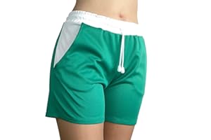 C K CRISKAT Pantalones Cortos Mujer Verano Deportivo Cintura Alta Elástica Cordón Shorts Holgados de Pierna Ancha Verano
