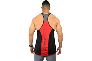 DECISIVE FITNESS Slim Fit Gym Stringer Vest for Men Breathable and Quick Dry Sportswear Bodybuilding Premium Tank Top for Workout Weight Lifting Running Muscle Athletic Top Plain