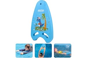 VOZITUG Tabla de natación infantil, tabla de natación para niños y adultos, equipo de entrenamiento de espuma de polietileno con asas, ayuda para nadar para niños para ejercicios de natación y entrenamiento