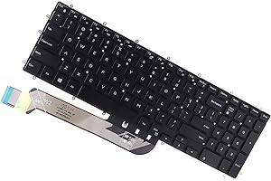 Deal4GO US Keyboard (No Backlit) Replacement for Dell Inspiron 15 5565 5567 5570 5575 5587 5765 5767 5770 5775 7566 7567 7568 7577 7588 7773 7778 7779
