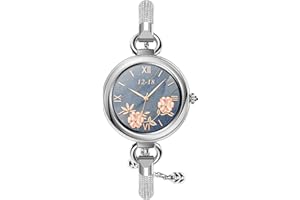 findtime Smartwatch Damen Elegant Silber Schmuck Armreif Fitness Armband Edelsathl Smart Watch Damenuhr mit Schrittzähler Schlafmonitor Pulsuhr Blutdruck Periode Fitnessuhr Frauen IOS Android