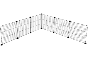 Kerbl Pet Extension 6 x extra gallerelement för inomhus utomhus hage Hopsi, 35 x 35 cm per element