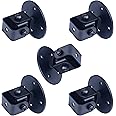 SAFWE® – SM035- Speaker Wall Bracket/Ceiling Mount Stand for Atmos Speaker -Hi End Satellite - Small Size Bookshelf Speaker - Universal Type - (Materiel : Steel/Color : Black/Qty : 5 No’s)