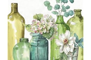 TISHIRON DIY Paint by Number Flower Paint by Numbers for Adults Vase Jars Adult Paint by Numbers Kids on Canvas Abstract Style Paint by Numbers for Adults Beginner 16x20inch