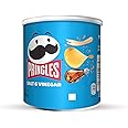 Pringles Salt and Vinegar Flavour Potato Chips, 40g (Pack of 12)