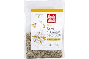 Baule Volante Semi di Canapa Decorticati – Semi di Canapa Bio - Ricco di Proteine ​​e Fibre – Ideale per Insalate e Zuppe - 200g