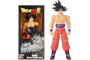 BANDAI - Dragon Ball Super - Goku Battle Damage - Figurina Gigante Limit Breaker 30cm - Licenza Ufficiale Dragon Ball - Grande Action Figure Goku Battaglia - Giocattolo per bambini 4 anni e + - 36829