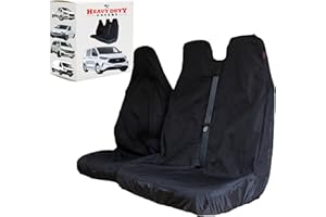 HEAVY DUTY COVERS Heavy Duty Waterproof Van Seat Covers to fit most van inc Ford Transit Custom 2013-2023 & 2024+ & VW Transporter T5, T6, T6.1 & T7