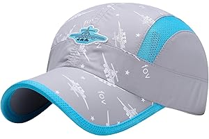 Decentron Kids Lightweight Quick Drying Sun Hat Airy Mesh UV Protection Caps