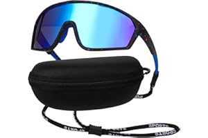 Xialvyu Cycling Glasses Mens Womens Sunglasses Polarised Sun Glasses Sport Sunglasses UV400 Protection Cycling Accessories for Men Outdoor Bicycle Motorbike Driving Fishing Hiking