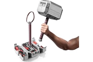 DGQHME Thor Hammer Werkzeugkasten Haushalt Werkzeug Kit Sets Thors Mjolnir Hammer Tool Kit Set Home Repair Tool Set Marvel Geschenk Urlaub Geschenk für Männer