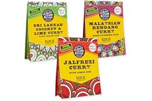 THE SPICE SULTAN FRESHLY GROUND SPICES COOK & DISCOVER The Spice Sultan - Curry Night Favourites, Homemade curry cooking spice kit with recipes (3 curry kit pack), Sri Lankan Coconut & Lime, Malaysian Rendang Curry and Indian Jalfrezi Curry
