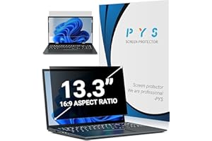 PYS Protector de pantalla para ordenador portátil de 13,3 pulgadas, Protector Pantalla Antiespias, Filtro Pantalla Ordenador Luz Azul, Antideslumbrante, Privacidad y Antirreflejos