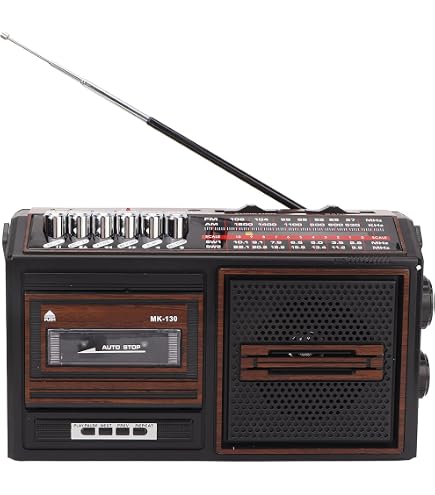 Portable Cassette Tape Player Recorder,AM/FM/SW Radio Stereo With Bluetooth,USB/SD, Big 10W