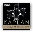 D'Addario Kaplan Non-Whistling Violin String - Single E String - KS311W 4/4M - Violin Strings - 4/4 Scale, Medium Tension,