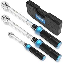 Kraftwelle Momentsleutel set 3-delig 1/4, 3/8, 1/2 inch 5-220