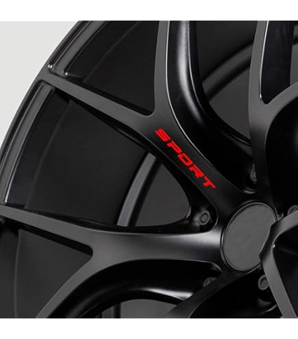 Adesivi Audi Sport per Cerchi e specchietti A3 A4 A5 A6 Q3 Q5 TT S-Line Sticker Tuning