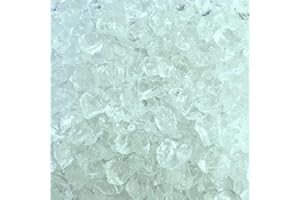 Eurosand Deko Glassteine Natur 1 Kg Größe ca. 4mm - 10mm - Tischdekoration Streudeko Deko Vasen - Dekomaterial Dekosteine'