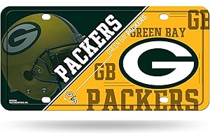 Rico Industries NFL Fan Shop Metal License Plate Tag