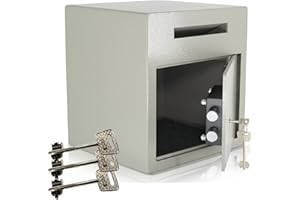 DIADORN Coffre-Fort boîte aux Lettres | Coffres-forts de dépôt | 3 clés | Serrure à clés