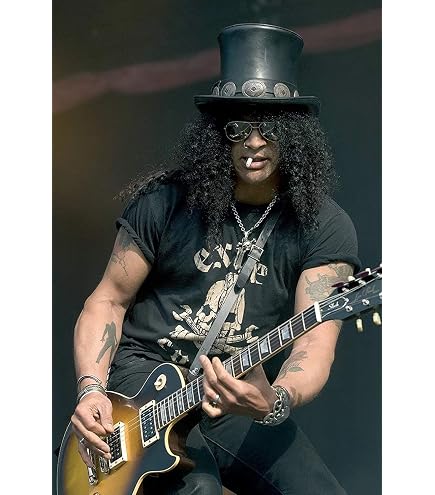 Poster GUNS N' ROSES – Foto Shooting Slash, Londra Marzo 2008 – Dimensioni 84x60 Cm, Stampa Su Carta, Spedito In Rotolo