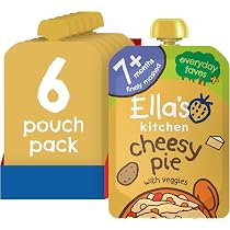 Ella's Kitchen Dairy-Free Pear & Fig Porridge – Organic Baby Food, Stage 1, 100g (Pack Of 6)