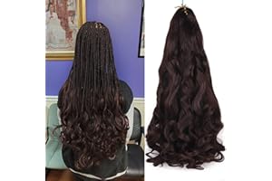 LIANLIAN French Curl Braiding Hair 8 Pack crochet braids extensions 14 inch French Curly Braiding Loose Wavy expression hair extension braiding Pre Stretched Braiding Hair