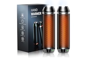 SUPPOU Chauffe Main Rechargeable Magnetique 2 en 1,10000mAh Chaufferette Électrique Main de Poche,3 Niveaux de Chaleur,Chargeur Portable USB-C, Léger,Sécurité,Golf,Ski,Gaming,Cadeaux