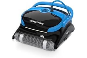 Dolphin Nautilus CC Plus Robot Nettoyeur électrique avec Fil pour Piscine Hors-Sol Jusqu’à 12 m - Nettoyage Fond et parois - Système de Scan Intelligent