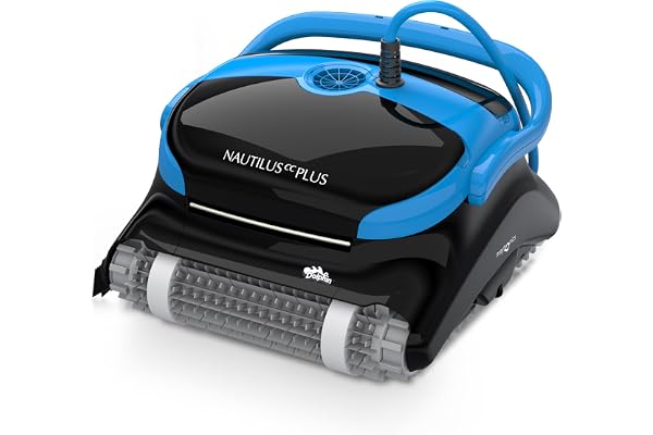 Dolphin Nautilus CC Plus Robot Piscine Fond et Parois, Piscine avec Planification Intelligente, avec Programmateur, Double Filtration, Idéal pour Les Piscines Hors Sol 12m