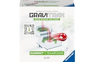 Ravensburger GraviTrax Element Trampolin 22417 - Erweiterung für deine Kugelbahn - Murmelbahn und Konstruktionsspielzeug ab 8 Jahre
