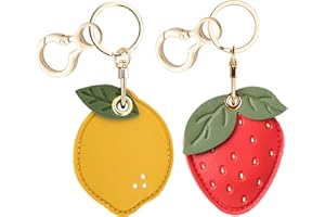 BOLETOCHIC AirTag Leder Keyring Schutzhüllen, Kratzfeste Apple Air Tag Hülle mit Schlüsselring, schützende GPS Tracker Hülle für Geldbörsenschlüssel